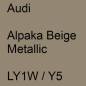 Preview: Audi, Alpaka Beige Metallic, LY1W / Y5.